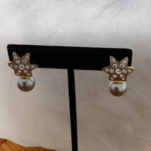 🇨🇦Fifth Avenue Faux Pearl & Crystal Earrings